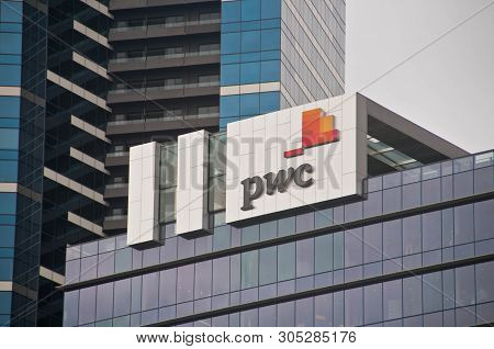 Melbourne, Australia - July 30, 2018: Pwc Headquarters Building In Melbourne Victoria Australia