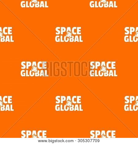 Space Clobal Pattern Vector Orange For Any Web Design Best
