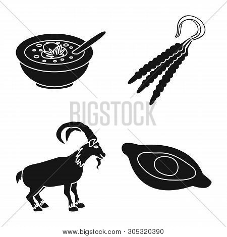 Vector Illustration Of Heritage And Originality Logo. Collection Of Heritage And Traditions Stock Ve