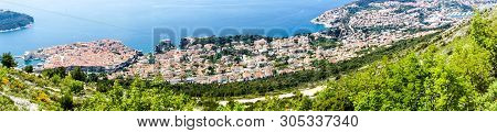 Walking Trail From The Top Of Mount Sdr To Dubrovnik With A Great Panoramic View