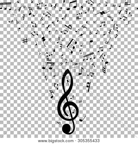 Vector Notes Design With Transparency Grid On Back. Vector Illustration.