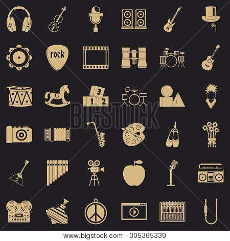 Musical Training Icons Set. Simple Set Of 36 Musical Training Vector Icons For Web For Any Design