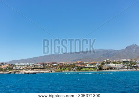 Beautiful Coastal View Of El Duque Beach In Costa Adeje,tenerife,canary Islands, Spainbeautiful Coas