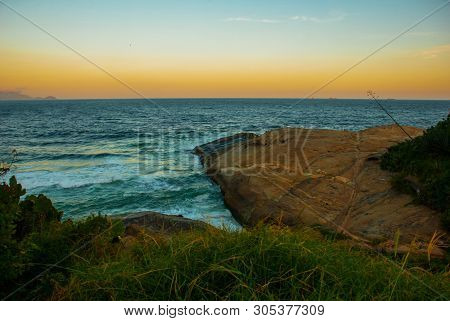 Beach Landscape - Ipanema Beach View From Arpoador Rock- Rio De Janeiro, Brazil