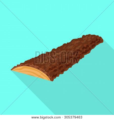 Vector Illustration Of Timber And Sawdust Logo. Set Of Timber And Pine  Stock Vector Illustration.