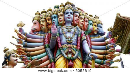 Hinduistiske tempel dekoration