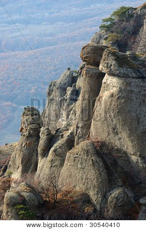 Demirji bjerg, Ghost Valley-berømte ukrainske Natural Reserve