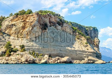 Rocks Off The Mediterranean Coast (kemer Region) In Turkey