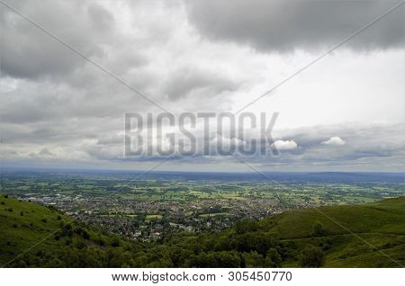 View Of Great Malvern From The Malvern Hills