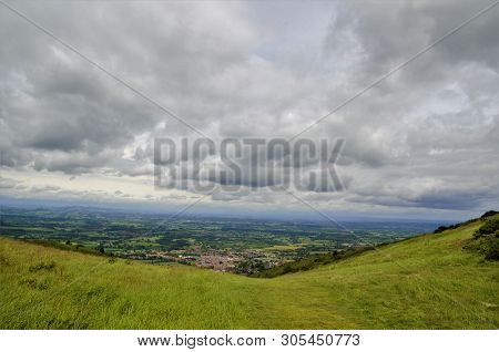 A View From The Malvern Hills In Summer.