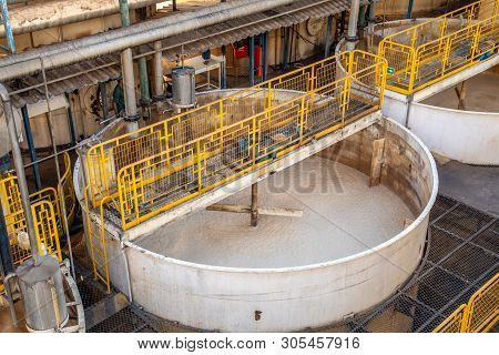 Dorna Of Industrial Fermentation In A Sugar Cane Plant For The Production Of Alcohol