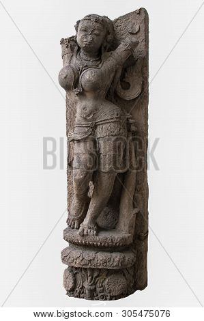 Archaeological Sculpture Of Salabhanjika From Thirteenth Century, Khondalite, Konark, Odisha