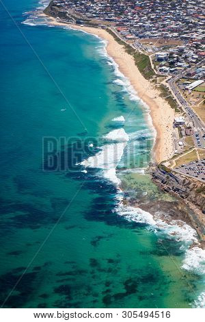 Bar Beach And Merewether Beach As Beautiful Beaches Located At Newcastle Nsw Australia. They Are Pop