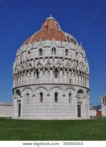 The Pisa Baptistry, Italy