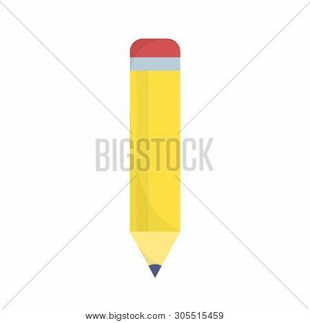 Pencil Flat Icon. Single High Quality Outline Symbol Of Graduation For Web Design Or Mobile App. Thi