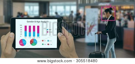Deep Machine Learning Concept, The Store Or Smart Retail Use Artificial Intelligence Technology With