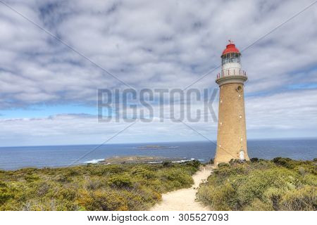 The Cape Du Couedic Lighthouse On Kangaroo Island In Australia
