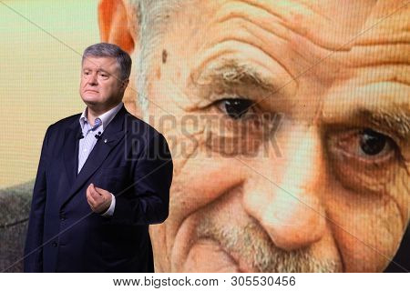 Kyiv, Ukraine - Jun 09, 2019: Party Leader, Former President Of Ukraine Petro Poroshenko During The 
