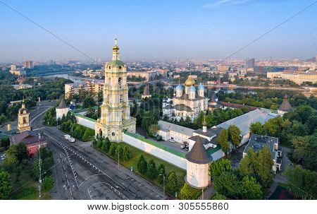 Aerial  View Of Novospassky Monastery, Moscow, Russia
