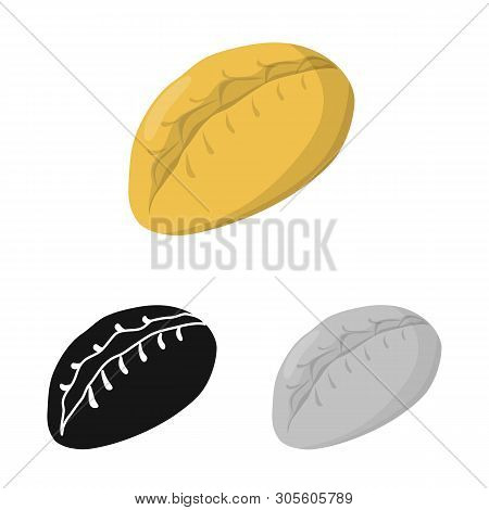 Isolated Object Of Gedza And Khinkali Logo. Collection Of Gedza And Asian  Stock Vector Illustration