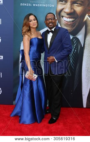 LOS ANGELES - JUN 6:  Roberta Moradfar, Martin Lawrence at the  AFI Honors Denzel Washington at the Dolby Theater on June 6, 2019 in Los Angeles, CA