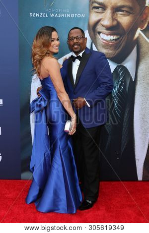 LOS ANGELES - JUN 6:  Roberta Moradfar, Martin Lawrence at the  AFI Honors Denzel Washington at the Dolby Theater on June 6, 2019 in Los Angeles, CA