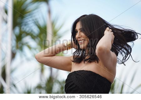 CANNES, FRANCE - MAY 15, 2019: Nadine Labaki attends the photocall for the Un Certain Regard Jury during the 72nd annual Cannes Film Festival                                