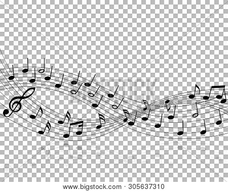 Vector Notes Design With Transparency Grid On Back. Vector Illustration.