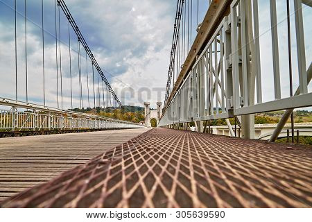 Big Old Bridge In The Mountains In France