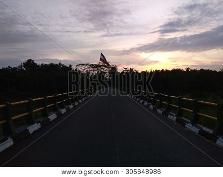 Beautiful View Of The Bridge In The Afternoon