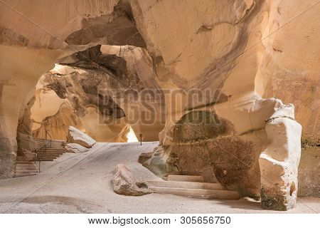 Bell caves in National park Beit Guvrin, Israel