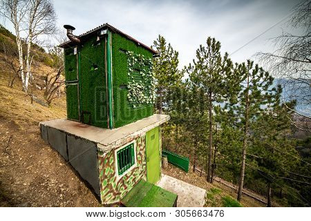Hunt Hiding Place In Mountain - Outdoor Activities Concept