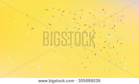 Clear Space Fantasy. Background Texture, Smoot. Plain Colorific Illustration.  Yellow Colored Backgr
