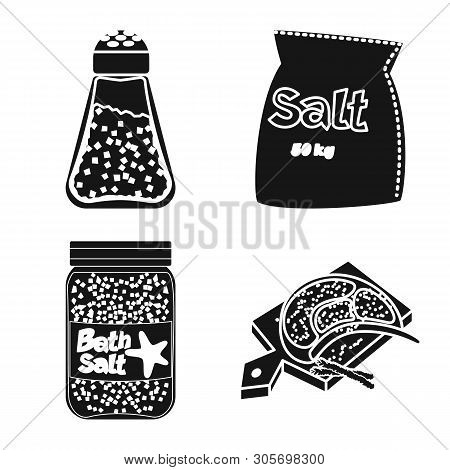 Vector Design Of Natural And Baking   Icon. Collection Of Natural And Food Stock Vector Illustration