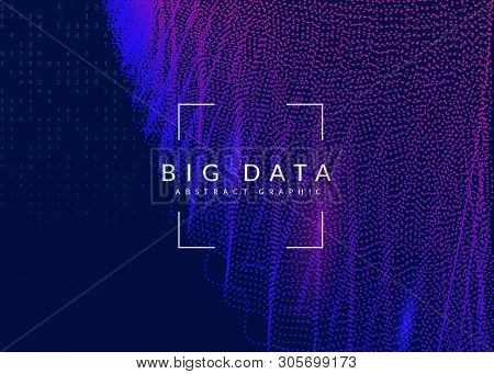 Big Data Background. Technology For Visualization, Artificial Intelligence, Deep Learning And Quantu