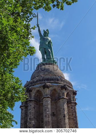 the City of Detmold and the hermannsdenkmal in germany