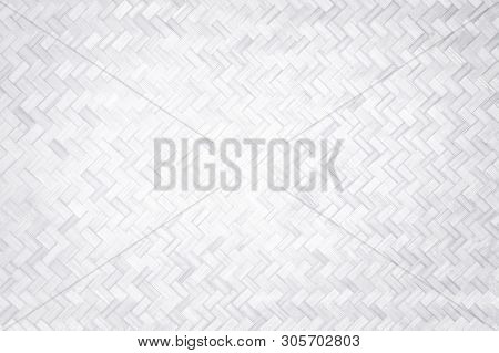 Bamboo Weave Background, Bamboo Wood Texture Traditional Thai Style Pattern Nature Background Of Bro