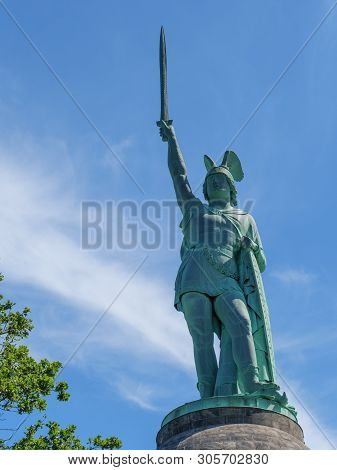 the City of Detmold and the hermannsdenkmal in germany
