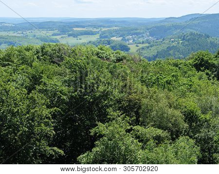 the City of Detmold and the hermannsdenkmal in germany