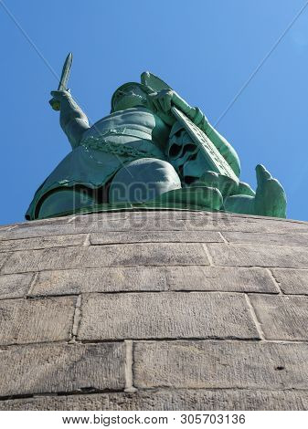 the City of Detmold and the hermannsdenkmal in germany