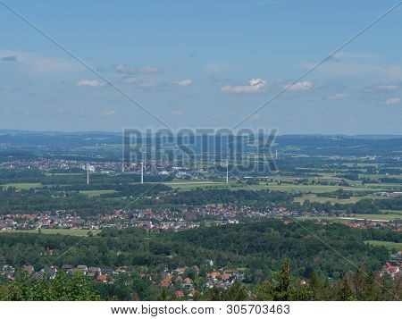 the City of Detmold in the german westphalia