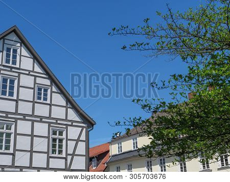 the City of Detmold and the hermannsdenkmal in germany