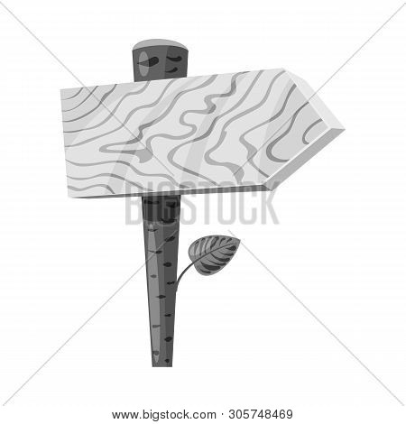 Isolated Object Of Signage  And Sign Icon. Set Of Signage  And Arrow  Stock Vector Illustration.
