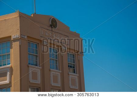 Salvador, Bahia, Brazil: Lacerda Elevator Against The Blue Sky