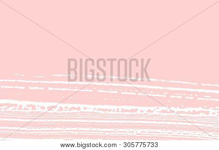 Grunge Texture. Distress Pink Rough Trace. Fresh Background. Noise Dirty Grunge Texture. Likable Art