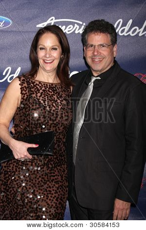 LOS ANGELES - MAR 1:  Peisha McPhee; Michael Orland arrives at the American Idol Season 11 Top 13 Party at the The Grove Parking Structure Rooftop on March 1, 2012 in Los Angeles, CA