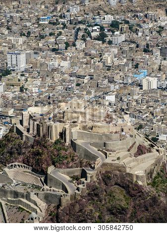 Exterior View From Al-cahira Fortress Aka Cairo Castle - 07 November 2009 Taiz, Yemen