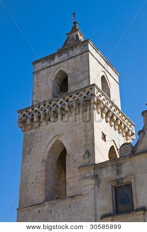 St Pietro Caveoso kyrkan. Matera. Basilicata. Italien.