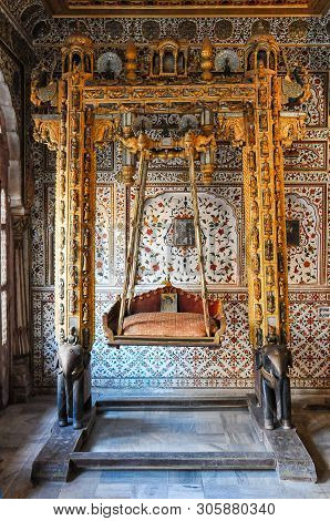 Junagarh Fort At Bikaner, Rajasthan India. Junagarh Fort Was Originally Known As Chintamani And Was 