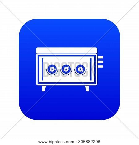 Cd Changer Icon Digital Blue For Any Design Isolated On White Vector Illustration